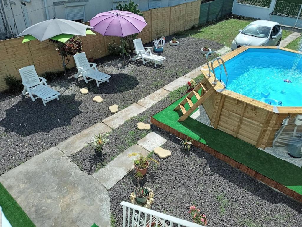 Villa Les Flamboyants Petit-Bourg Dış mekan fotoğraf